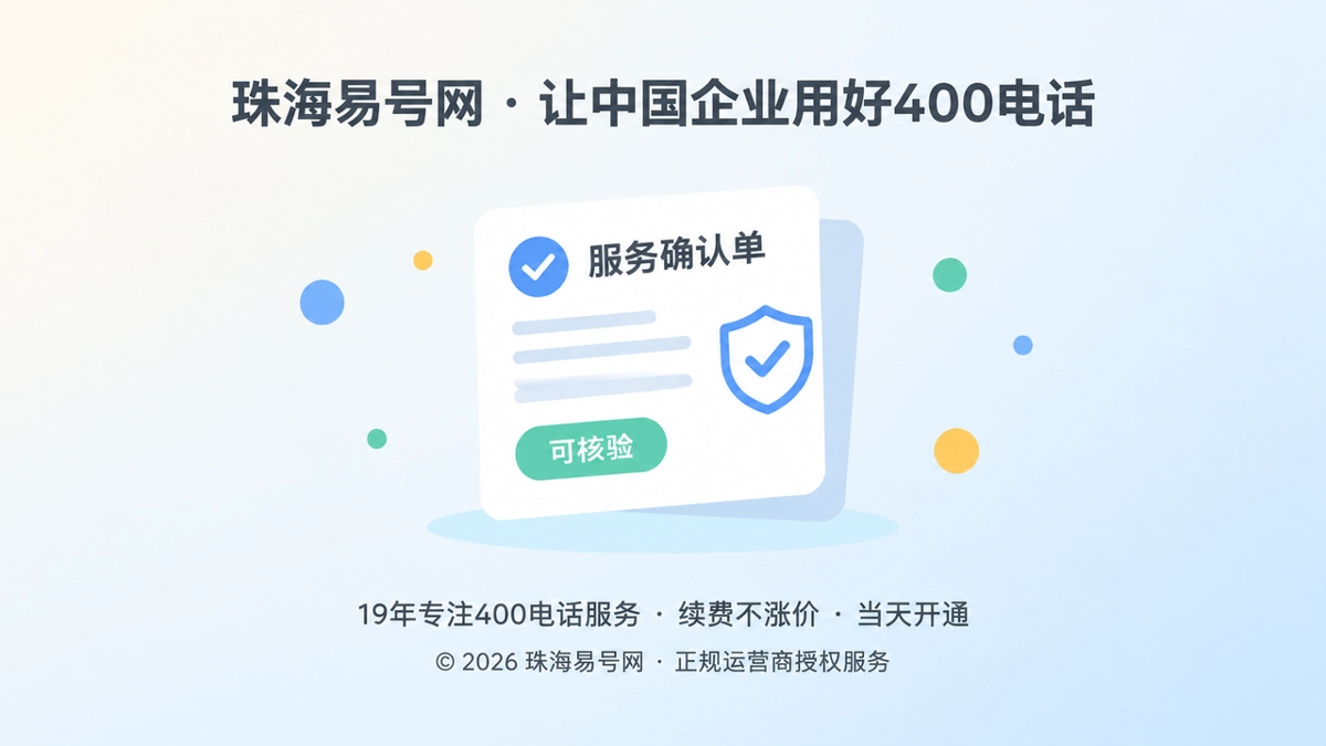 2026年400电话服务诚信核验主题封面图
